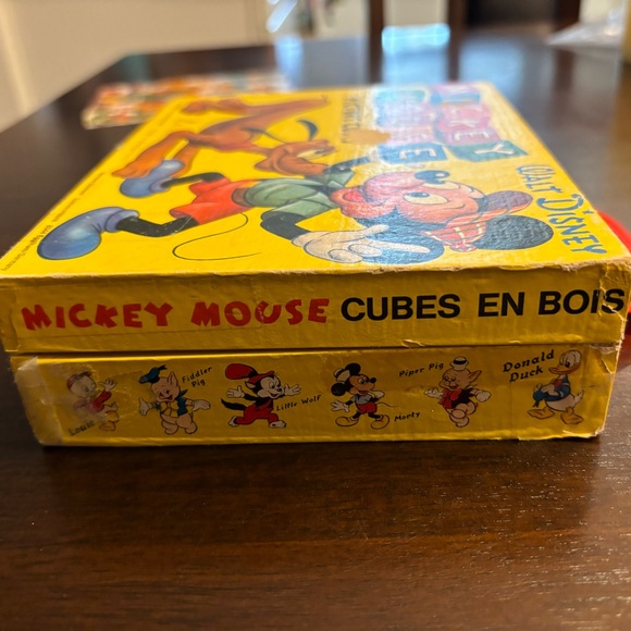 Vintage Walt Disney Picture Cube Toy Set - Picture 6 of 9